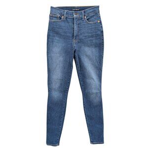 Lucky Brand Uni Fit High Rise Skinny Jeans Womens Blue Stretch Denim Sz 3 27-29